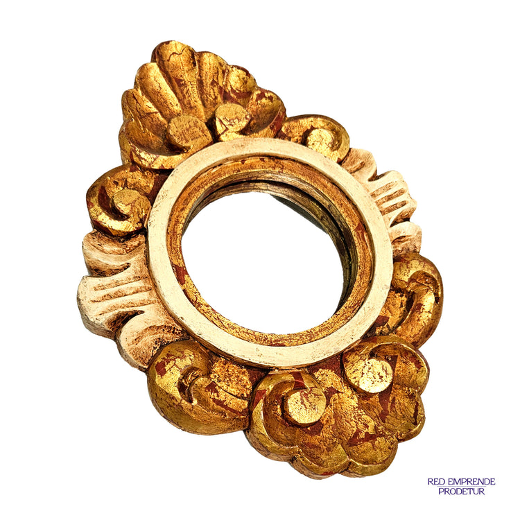 Espejo Laminado Pequeño Color Café