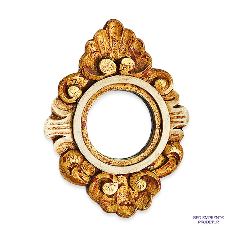 Espejo Laminado Pequeño Color Café