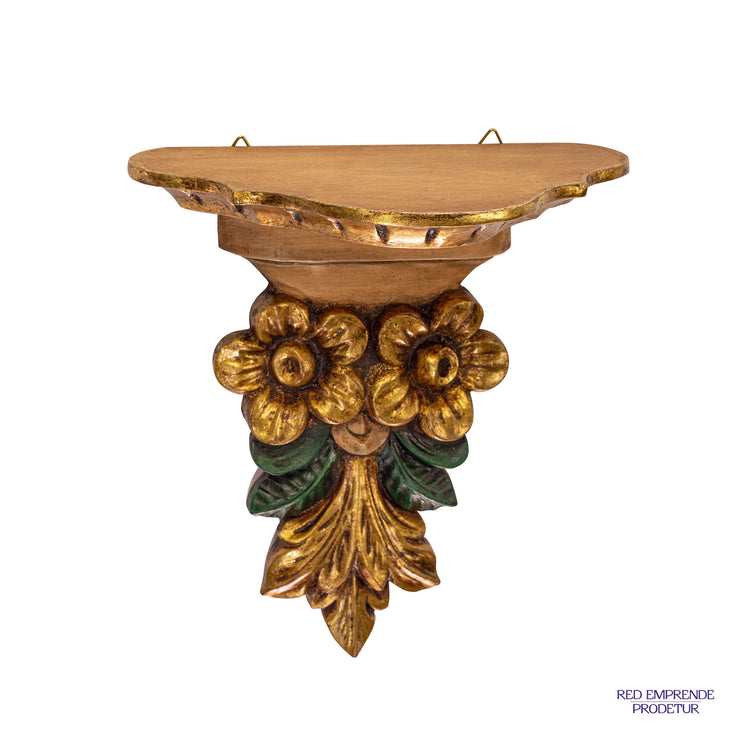 Repisa Dorada de Cedro