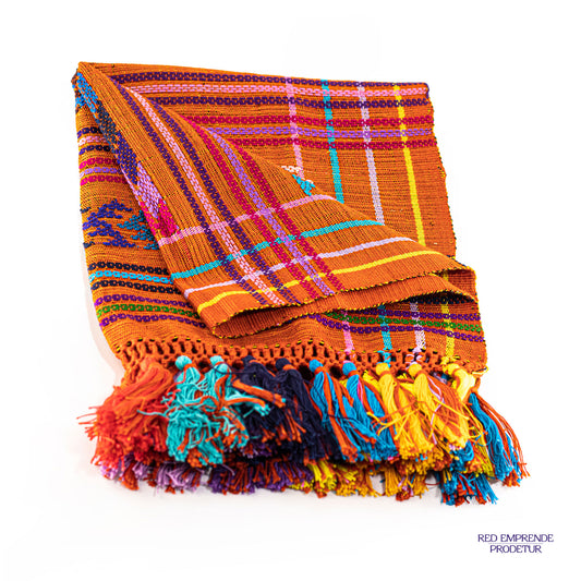 Servilleta tela típica color naranja