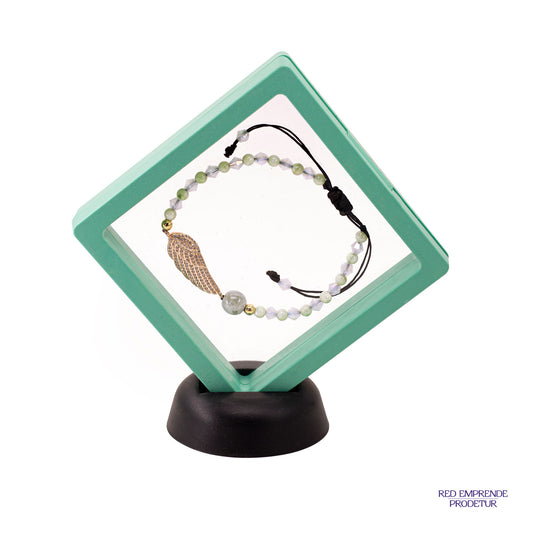 Pulsera con esfera de Jade verde