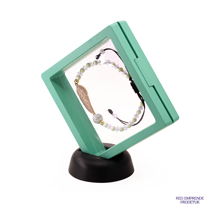 Pulsera con esfera de Jade verde