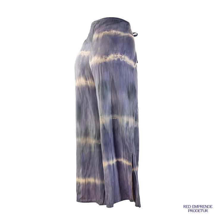 Pantalón de algodón teñido natural