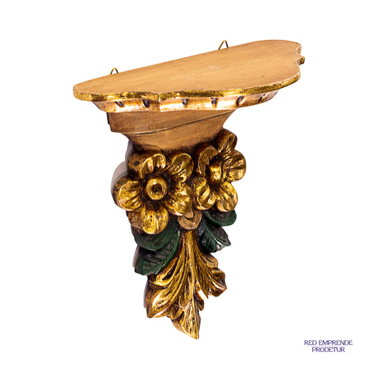 Repisa Dorada de Cedro