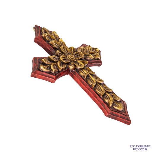 Cruz Dorada de Cedro