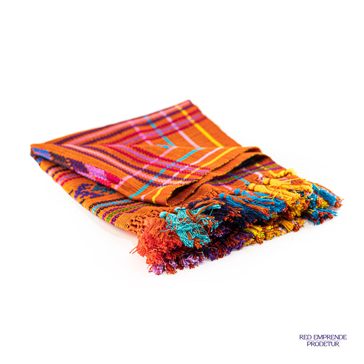 Servilleta tela típica color naranja