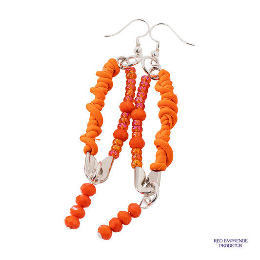 Aretes naranja
