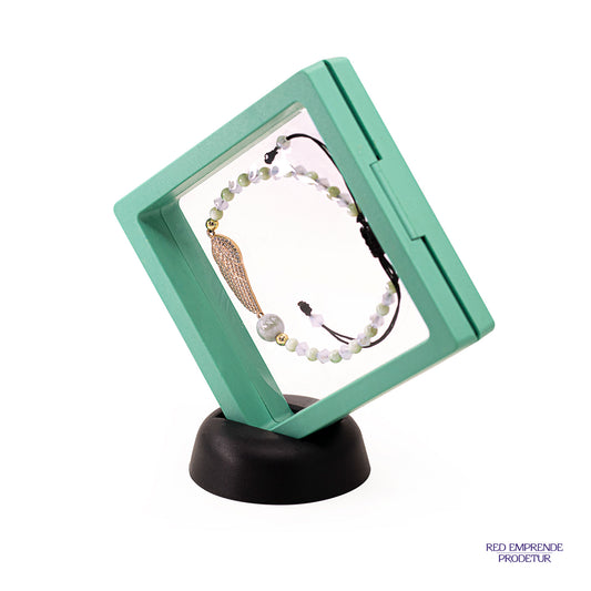 Pulsera con esfera de Jade verde