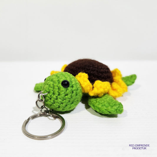 Llavero tortu-flor