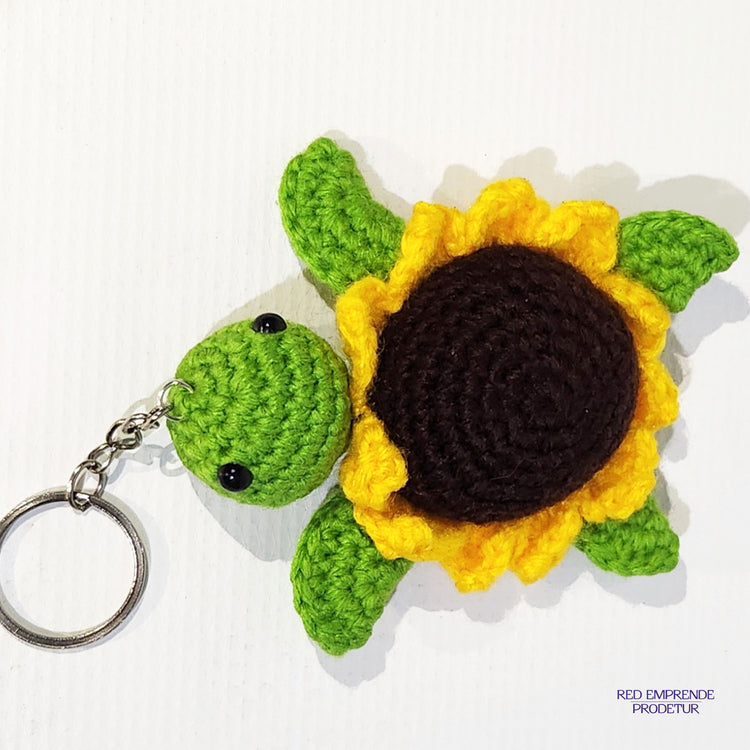 Llavero tortu-flor