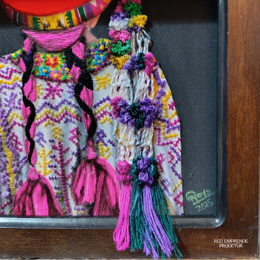 Cuadro de Traje típico ceremonial de Quetzaltenango